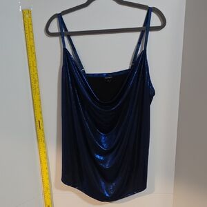 Torrid Metallic Navy Camisole
